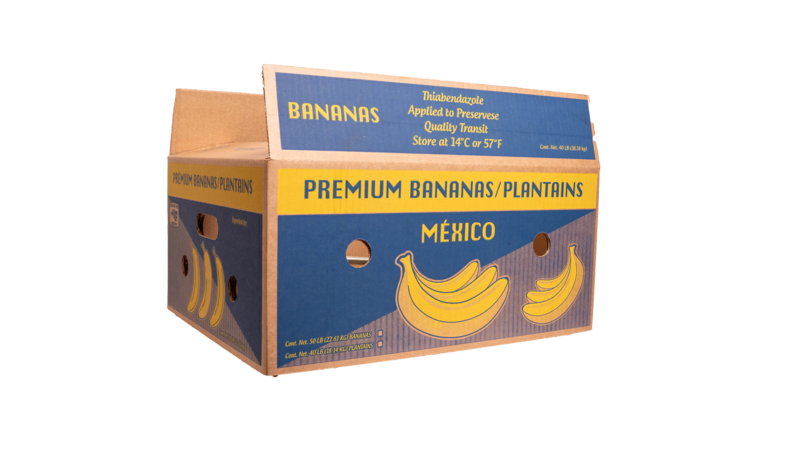 Caja Azul de cartón