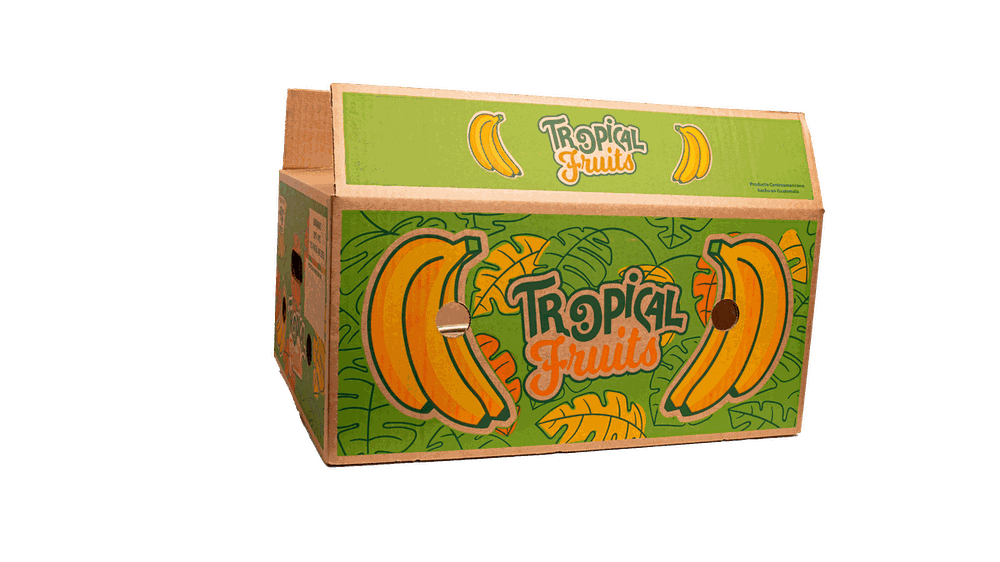 Caja Verde de cartón